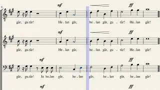 Helan g&aring;r by arr: Julius Wibergh
