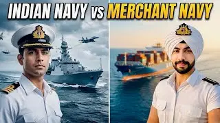 Indian Navy vs Merchant Navy ⚠️ Full Reality | Salary, Life, Risk, Respect