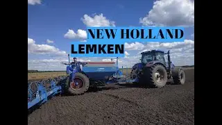 New Holland T7060 + Lemken Solitair 12\Мой первый сев\Первые впечатления\посевная 2020