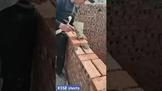 Learn how to lay bricks #construction #satisfying #feed #building #brick