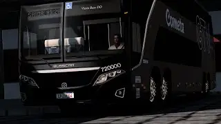 ETS2 - (Powershift Transmission Test) Vissta Buss DD - MBB O500RSDD | MODSHOP (S&atilde;o Paulo x Curitiba)