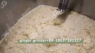 Ginger Cutting Grinding Machine Line #ginger #paste #grinder