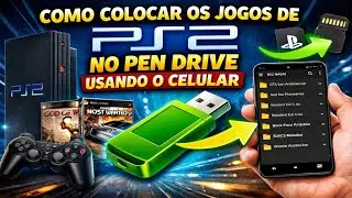 como colocar os jogos de PS2 no pen drive usando o celular