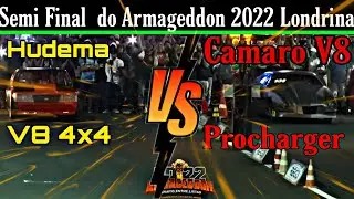 Semi Final Armageddon 2022 Londrina Hudema opala v8 4x4 VS Camaro V8 &eacute; Blueshark vs Gol 4x4 Audi