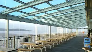 IQ Projects Retractable Glass Roof  - Perfect for Outdoor Commercial Spaces