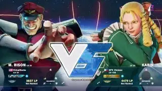 GOLDBOYZ! SFV Ranked Matches: Vicious (Karin) Vs ChhaiRockz (Bison/Dictator)