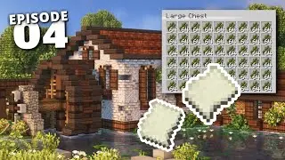 The Paper Factory | My Cottagecore Farm 🍃 EP 4 | Aesthetic Minecraft Survival Let&rsquo;s Play 1.20.1