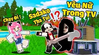 MỀU 24 GIỜ GIẢI CỨU REDHOOD KHỎI SADAKO TRONG MINECRAFT*REDHOOD BỊ NGUYỀN RỦA BỞI BÀ KẸ TRONG TIVI
