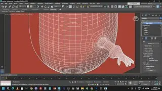 Polygon modeling using 3ds Max_10_Arms and hand of minion low polygon 3d modeling