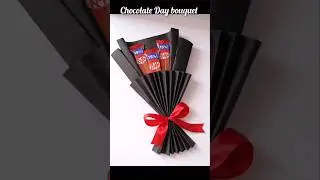 Chocolate Day DIY 🍫 | Easy Chocolate Bouquet Idea ❤️#youtubeshorts #shorts