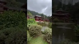 Visiting a Beautiful Japanese Temple in Oahu in Hawaii