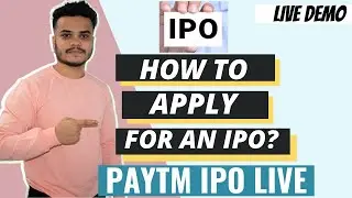 How to Apply for IPO using Netbanking? (Paytm IPO Live Demo) @paytm