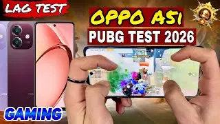 OPPO A5i Pubg gaming test | 🔥 Lag, Gyro delay & Gaming Review