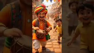 Kalu Madari Aaya | New Hindi Kids Rhyme #cartoon #hindirhymes #shorts #viral #trending #music