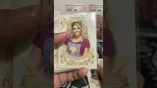 TOPPS 2021 WWE ALLEN & GINTER SET COMPLETE! 🔥 #irlpackopening #wwe #wwecards #tradingcards #topps