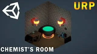 Chemist's room | Universal Render Pipeline | Unity 2019 Speed Scene Design