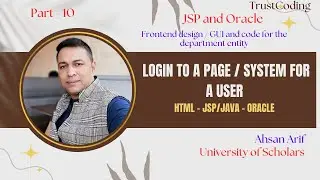 Login system for Attendance Management System Using JSP/JAVA with Oracle Database 
