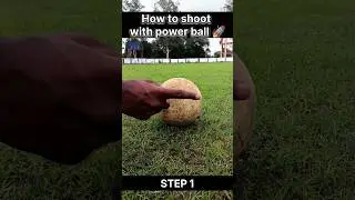 How too shoot with power ball skill tutorial 🚀⚽ #soccer #power #skills #football #tutorial