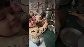 👧🥣 Little Chef Makes Chutney | Kids Cooking Fun😍 Cute Kid Preparing Homemade Chutney🍃