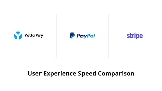 The faster checkout - Yotta Pay vs PayPal vs Stripe - speed comparison