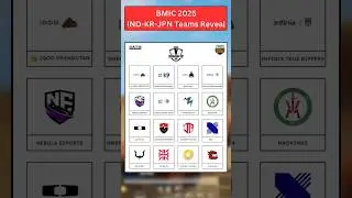 BMIC 2025 Teams Revealed 🇮🇳🇰🇷🇯🇵 | India, Korea & Japan Lineup Announced | BGMI International Cup