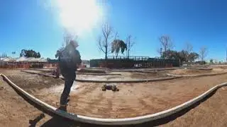 Virtual Experience in 360&deg; - New track layout at Huckleberry RC - TEKNO ET48 2.0 practice laps.