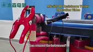 MS 520 DC Resistance Tester Operation Video #DC Resistance Tester, #Winding Resistance Tester