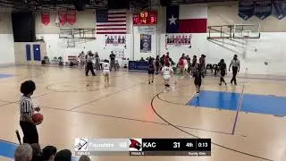 KIPP Austin Collegiate Varsity Girls vs Founders Classical Academy