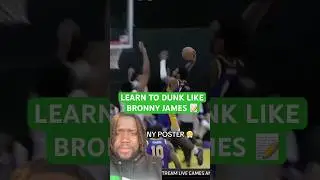 Bronny James Dunk Hack: Dunking Without Palming the Ball! #bronnyjames