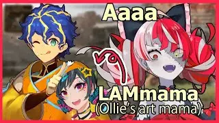 Astel bullies Ollie in front of Ollie's art mama