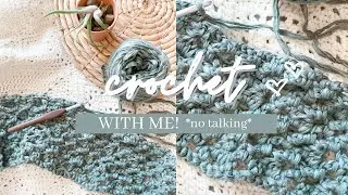 Crochet With Me ✨ | *no talking* | Chill crocheting + music