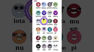 Greek alphabet lore song new version #alphabetlore #alphabetloresong #shorts