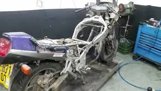 Gsx1100f A motorcycle construction project from 0 to a complete finish whoever does not watch loses