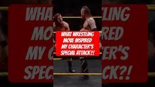 This wrestling move inspired my characters finishing move! #wrestling #aleisterblack #wrestlingmoves