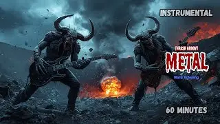1 HOUR OF THRASH GROOVE METAL INSTRUMENTAL – POWERFUL HEADBANGING MUSIC
