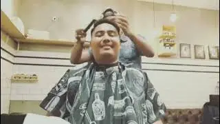 Nixon Barber Bali hair cut my best friend Mr yoga haedelson from Bali pomade.