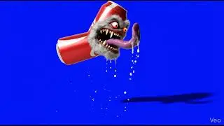 Demonic Beverage Can Creature - Blue Screen - Horror Visual Effects