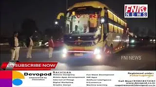 RTA carried out surprise inspection in Rajendra Nagar over excess bus fares during Sankranti