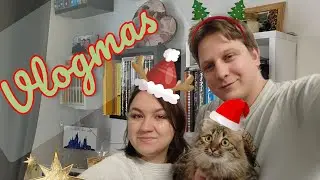 Vlogmas #1🎄❄️ УКРАШАЕМ ДОМ, ЧИТАЕМ, САША ВЫБИРАЕТ КНИГИ📚