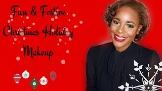 Full Face, Fun & Festive Christmas Glam Makeup Look
