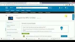 DELL  XPS 13 9360 HOW TO DOWNLOAD DRIVERS FROM DELL OFFICIAL WEBSITE (Step By Step) 2019