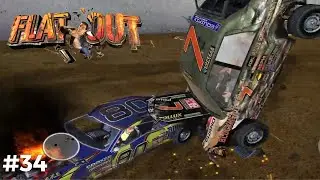 Flatout 1 (2004) - Demolition Derby Gameplay #34 - Demolition Arena (Pc)