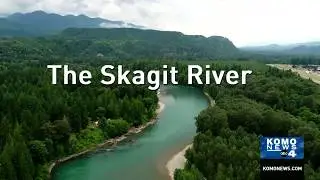 Drone footage of the Skagit River
