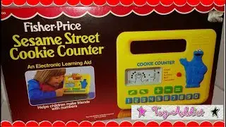 Vintage Fisher Price Sesame Street Cookie Counter Electronic Game ~ Toy-Addict