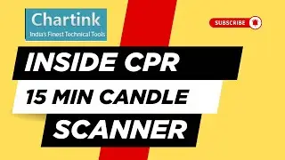 15 minutes candle Inside CPR Range | chartink scanner to find stocks
