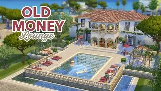 Luxury Italian Lounge | The Sims 4 CC Build