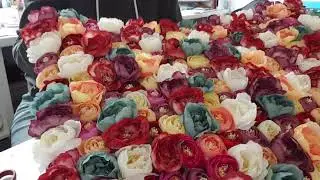 Craft Buddy Forever Flowerz- Blumen Gitter Wanddeko-Blumenwand selber machen