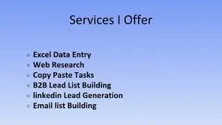 professional virtual assistant data entry lead generation services