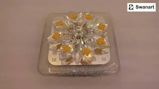 Swanart Crystal Moving Flower Chandelier & Wall Light - Exquisite Elegance for Your Home
