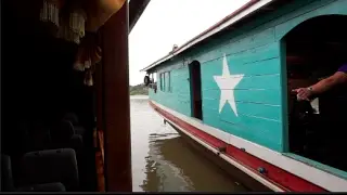 Two days slow boat Thailand to Laos